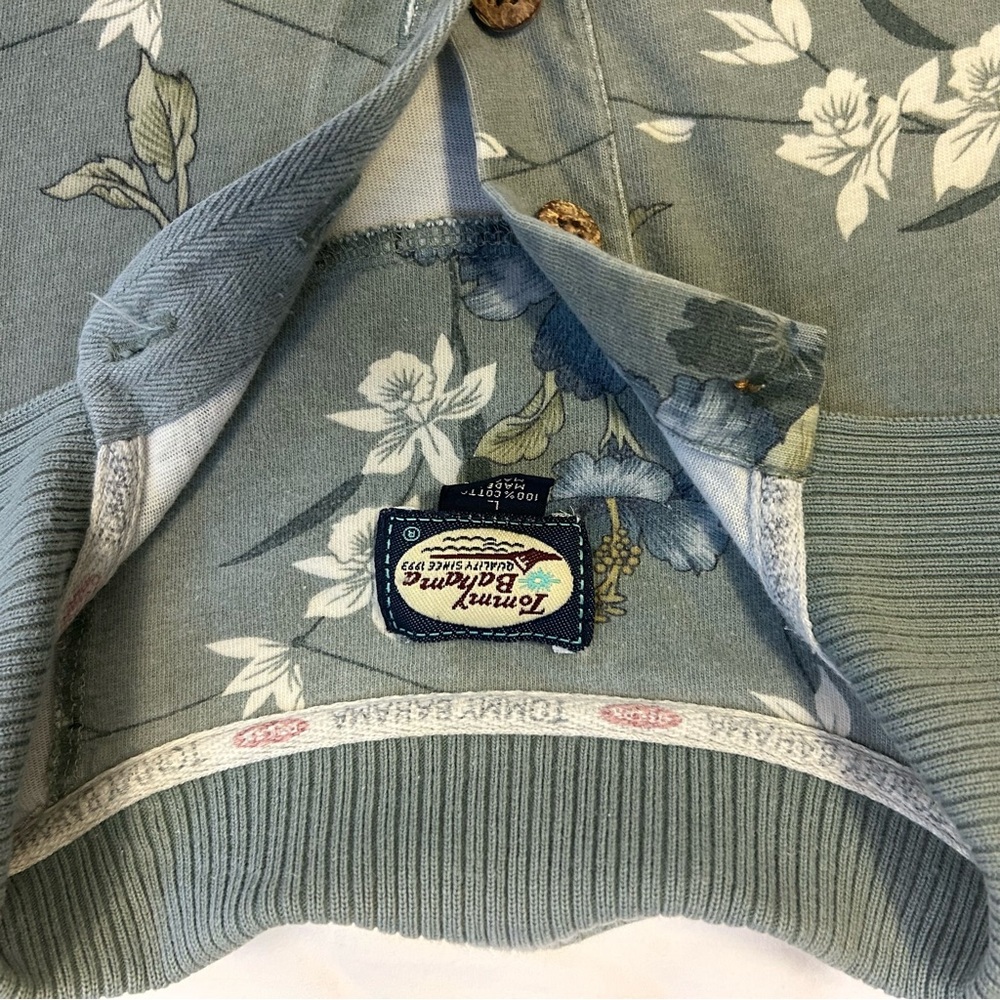 VintageTommy Bahama‎ 100% Cotton Polo Shirt w/Pocket Size L - Picture 4 of 4
